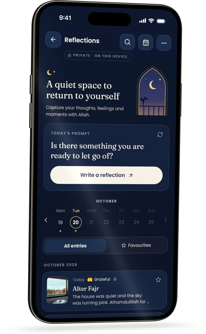 Balum Journal home with today's question